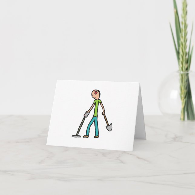 Metal Detecting Detectorist Card (Front)