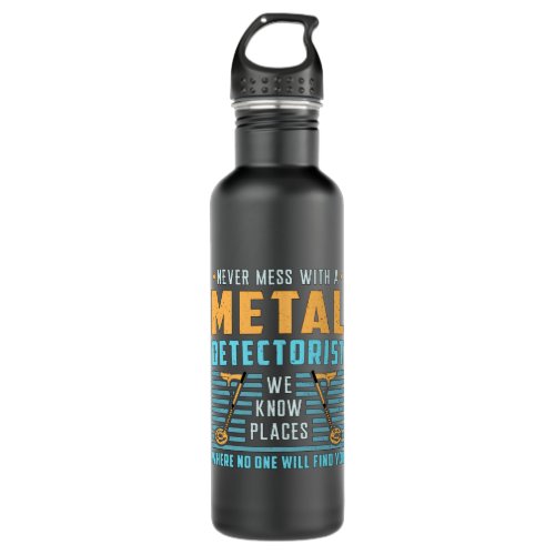 Metal Detecting Detectorist Detector Gift Idea Stainless Steel Water Bottle