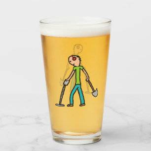 Metal Detecting Detectorist Glass