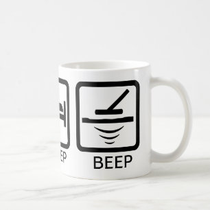 Metal detecting EAT-SLEEP-BEEP mug