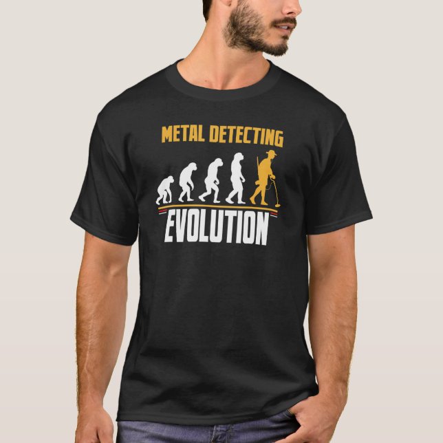 Metal Detecting Evolution T-Shirt (Front)