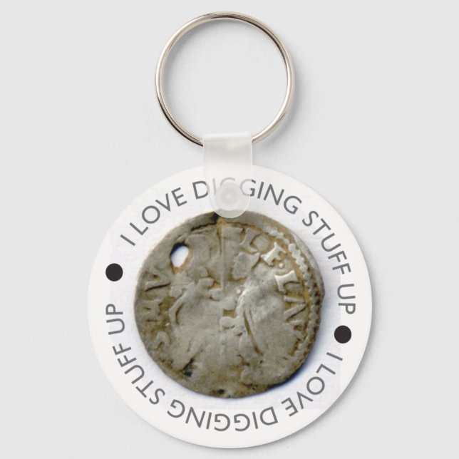 Metal detecting gift - key chain (Front)