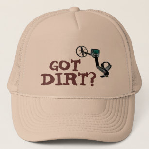 I Dig Dirt VINYL PRINT Metal Detecting Baseball Style Cap Hat 