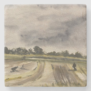 Metal Detecting In The Fields 2 Stone Coaster