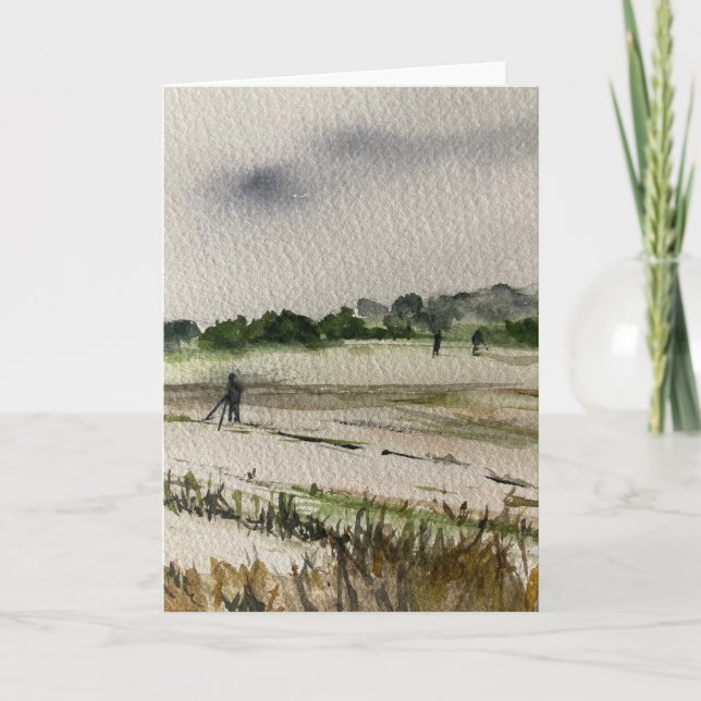 Metal Detecting In The Fields Card (Front)