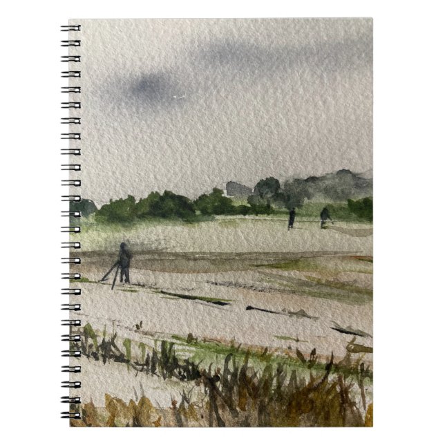 Metal Detecting In The Fields Notebook (Front)