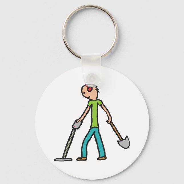 Metal Detecting Keychain (Front)
