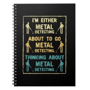 Metal Detecting Metal Detector Notebook