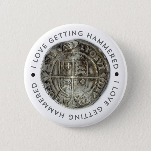 Metal detecting pin badge gift