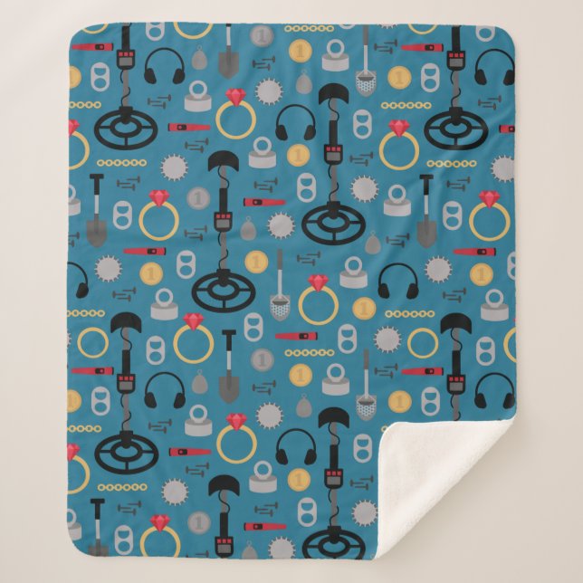 Metal Detecting Sherpa Blanket (Front)