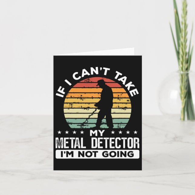 Metal Detecting Vintage Treasure Hunter Metal Dete Card (Front)