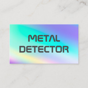 Metal Detector Business Card