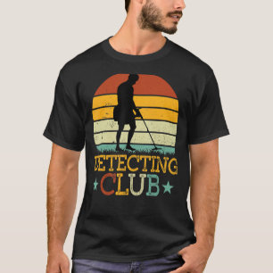 Metal Detector Detecting Club Retro Vintage Metal T-Shirt