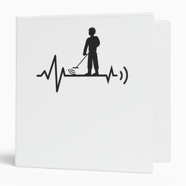 Metal Detector Detectoring Detectorist 3 Ring Binder (Front/Inside)