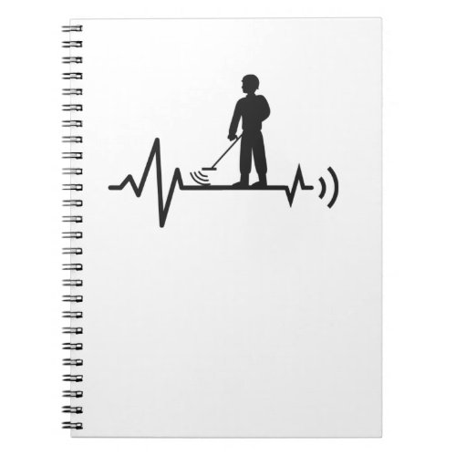 Metal Detector Detectoring Detectorist Notebook