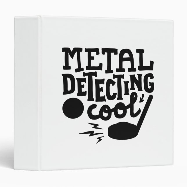 Metal Detectorist 3 Ring Binder (Front/Spine)