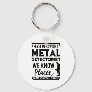 Metal Detectorist Keychain