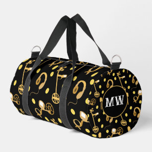 Metal Detectorist Patterned Monogram Duffle Bag