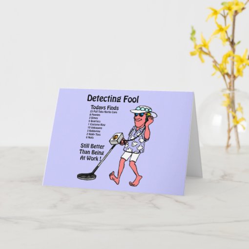 Metal Detectors Card Zazzle