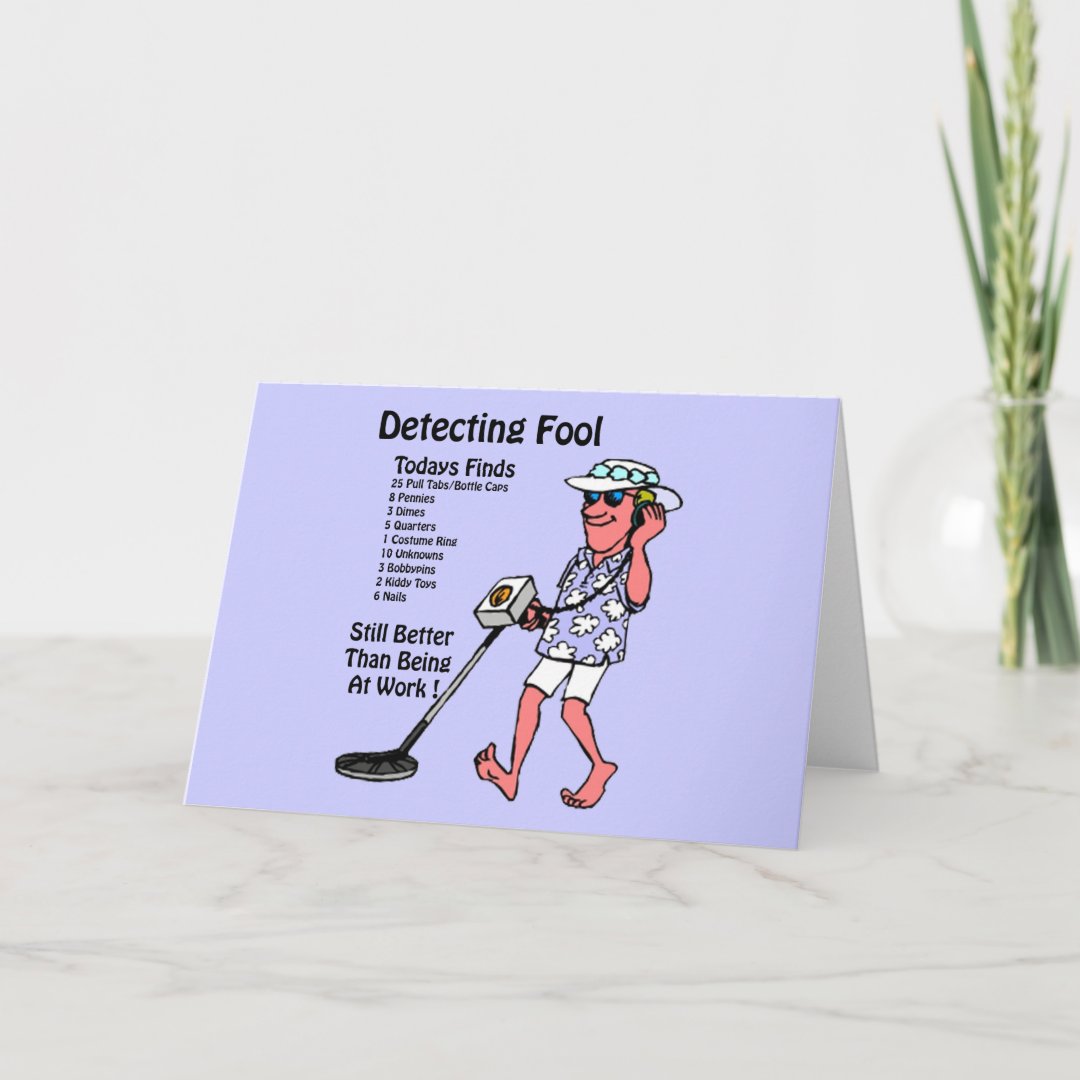 Metal Detectors Card Zazzle