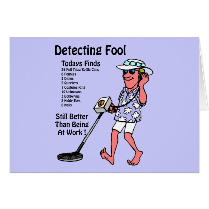 Metal Detectors Card Zazzle