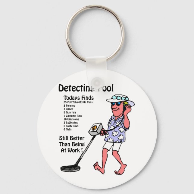 Metal Detectors Keychain (Front)