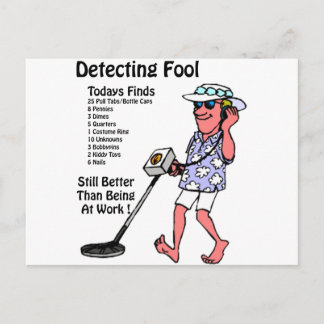 Metal Detectors Postcard