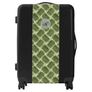 Metal Diagonal Steel Checkerboard Monogram Luggage