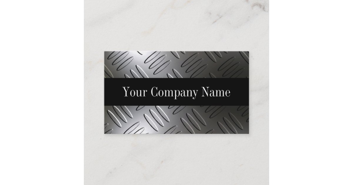 Metal Diamond Plate Business Cards Zazzle