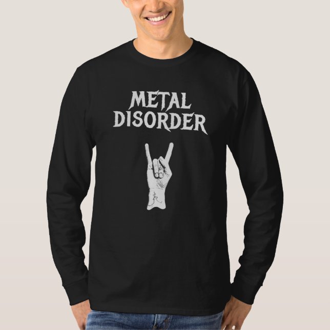 Metal Disorder Death Thrash Heavy Black Metal T-Shirt (Front)