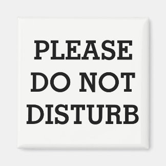 METAL DOOR MAGNET "DO NOT DISTURB"
