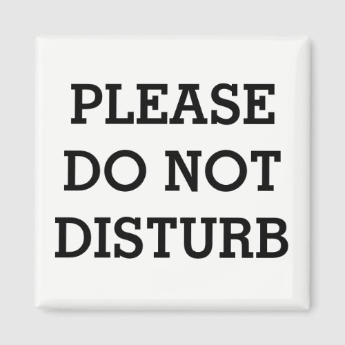 METAL DOOR MAGNET DO NOT DISTURB