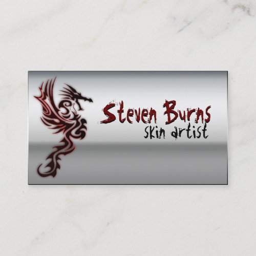 Metal Dragon Business Card Template