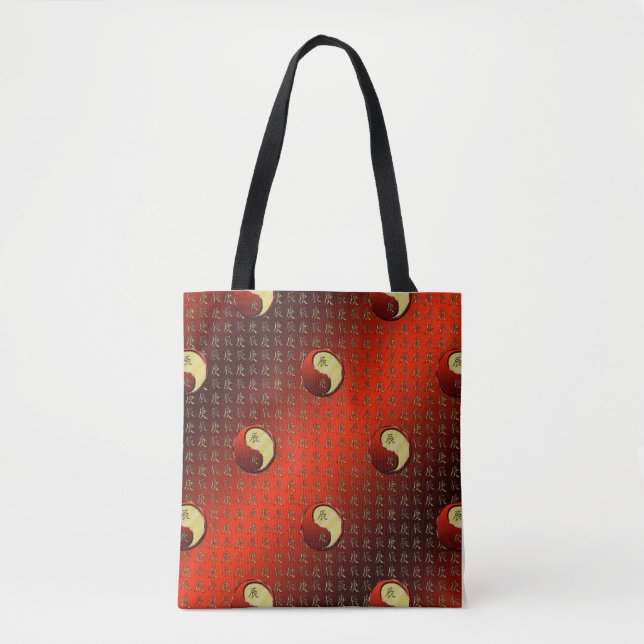 Metal Dragon Tote Bag (Front)
