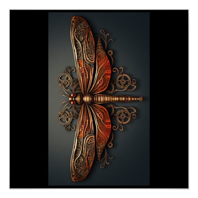 metal dragonfly poster (Front)