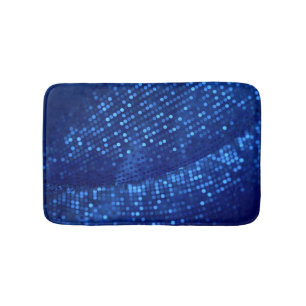 Metal Drapery Luxury 3D Background. Bath Mat
