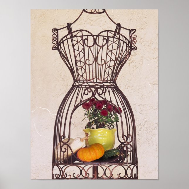 Metal Dress Form Poster (Front)
