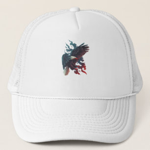 Metal Eagle Trucker Hat