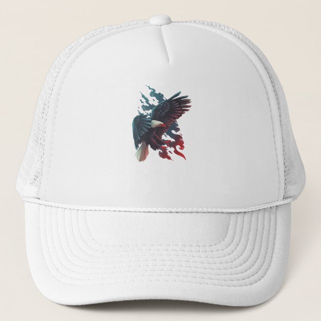Metal Eagle Trucker Hat (Front)