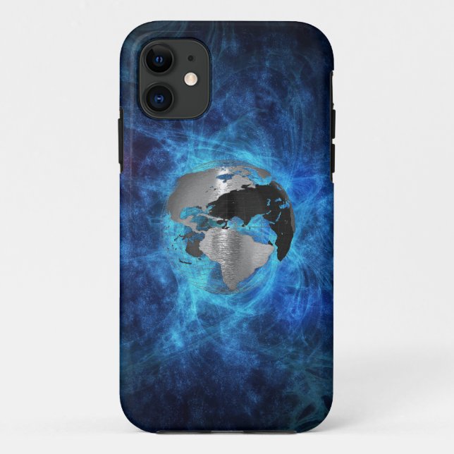 Metal Earth Globe Case-Mate iPhone Case (Back)