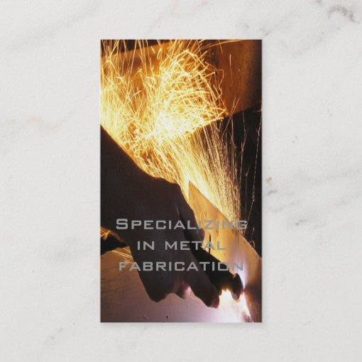 Metal Fab Business Card Zazzle