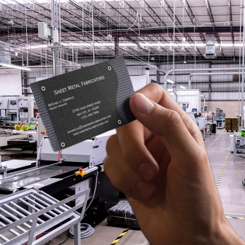 Metal Fabrication Company Business Card