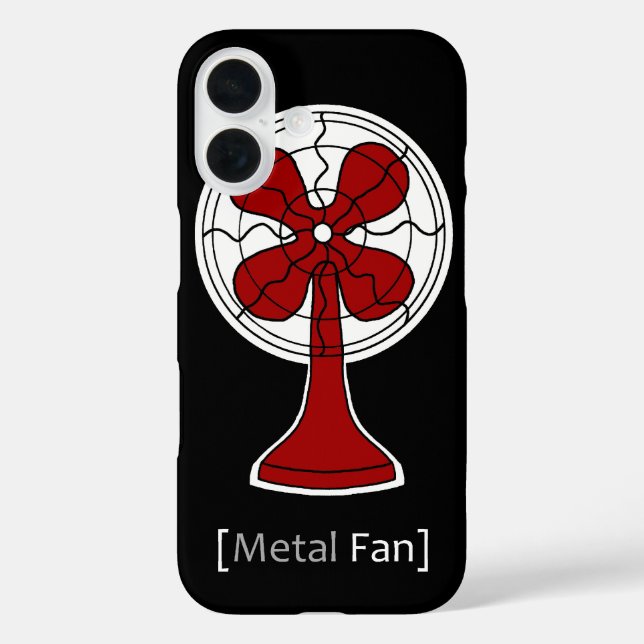 Metal Fan Case-Mate iPhone Case (Back)