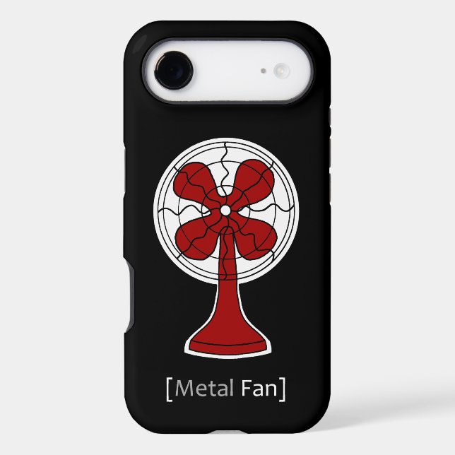 Metal Fan Case-Mate iPhone Case (Back)