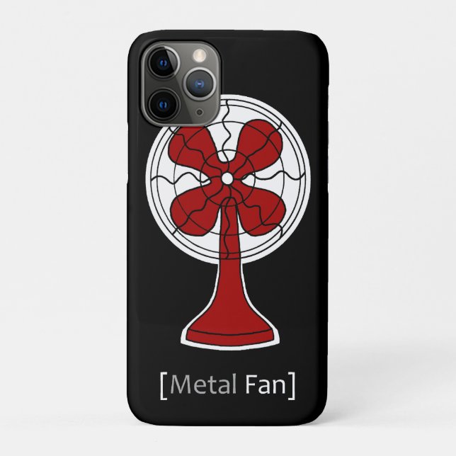 Metal Fan Case-Mate iPhone Case (Back)