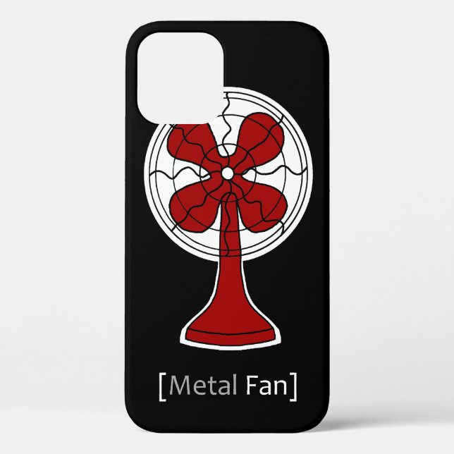 Metal Fan Case-Mate iPhone Case (Back)