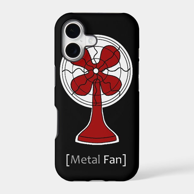 Metal Fan Iphone Case (Back)