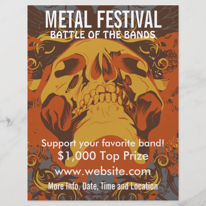 Metal Festival 2 Music Flyer