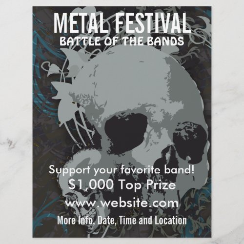 Metal Festival Music Flyer
