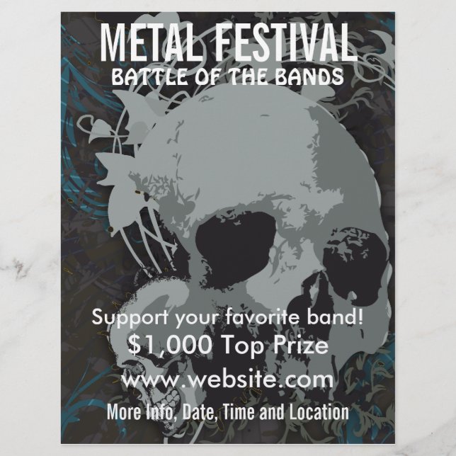 Metal Festival Music Flyer (Front)